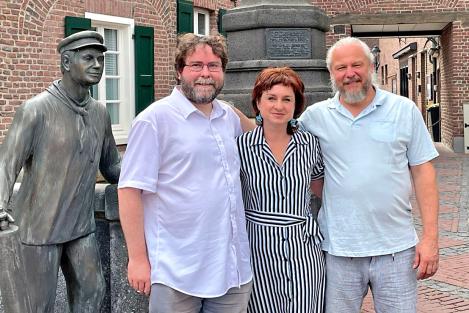 Tobias Tenhaef, Saskia Verheyen-Šmahel und Petr Šmahel